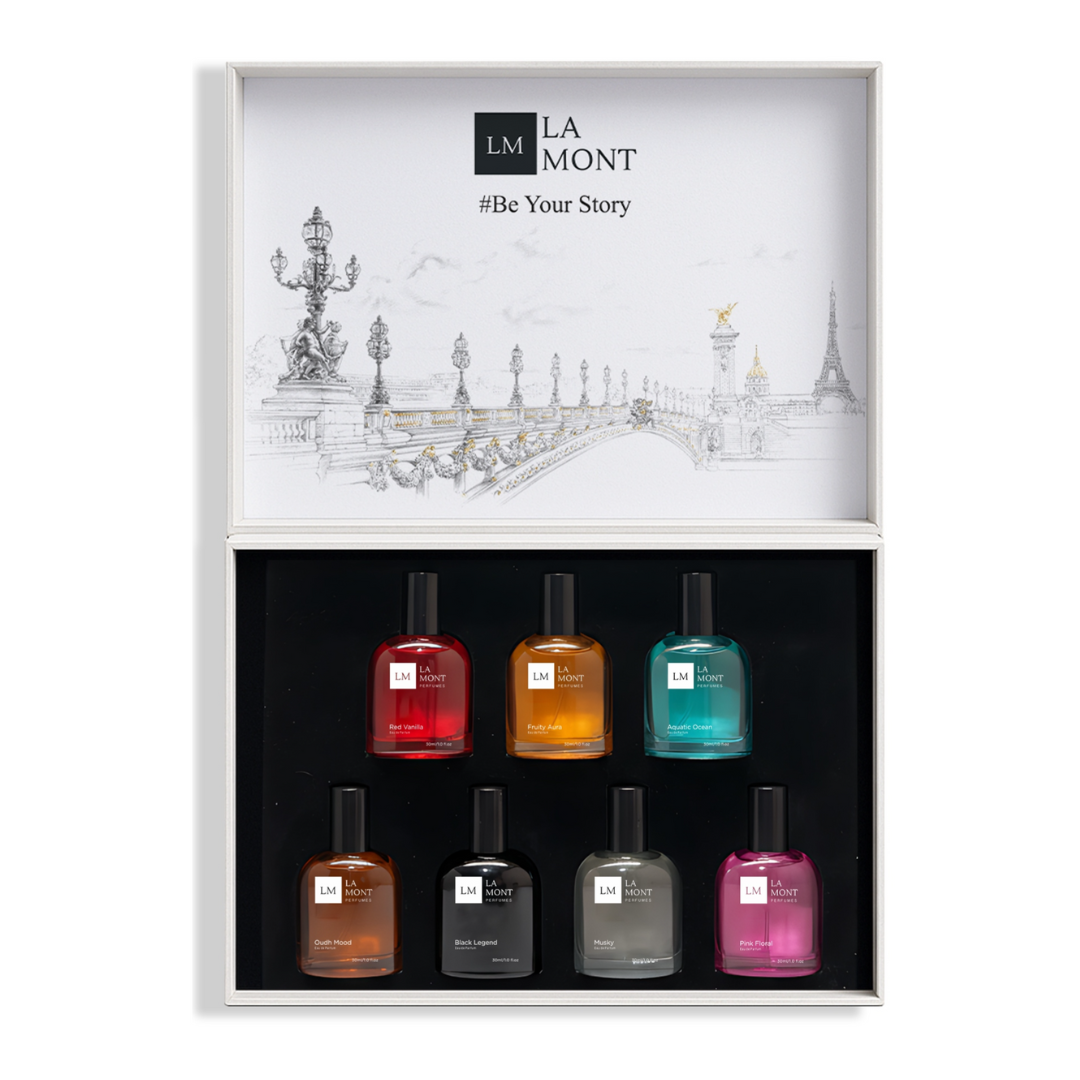 LA MONT Imperial Collection Perfume Gift Set (7x30ml)