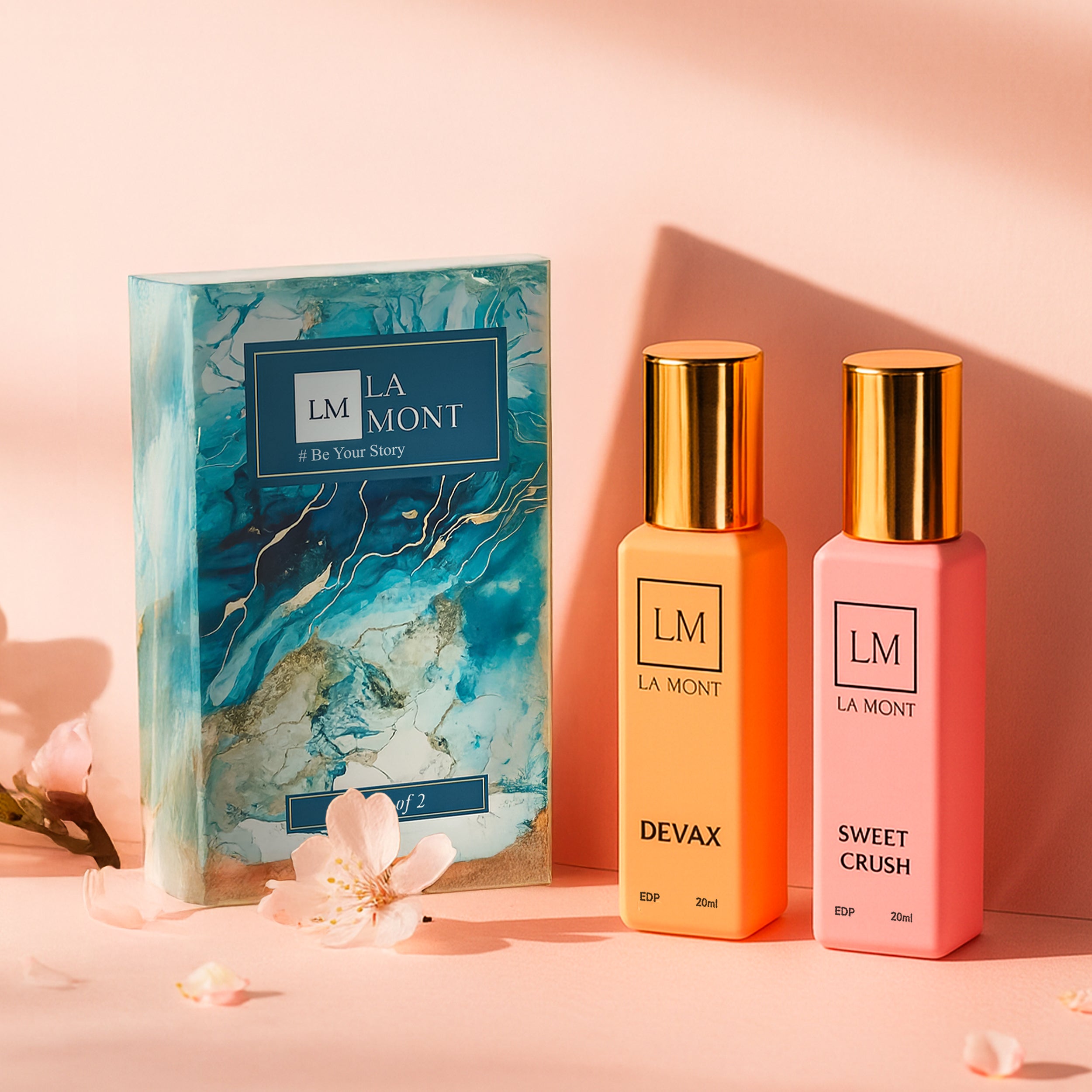 LA MONT DEVAX & SWEET CRUSH EDP Combo For Women (2x20ml)