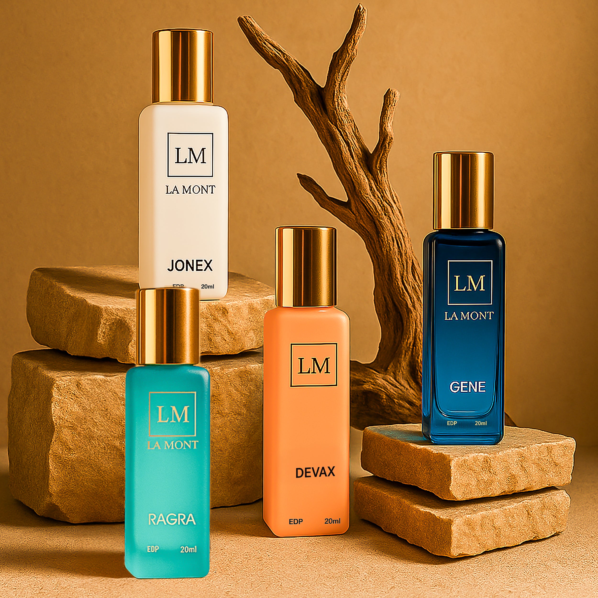 LA MONT Unisex Perfume Gift Set (4x20ml)