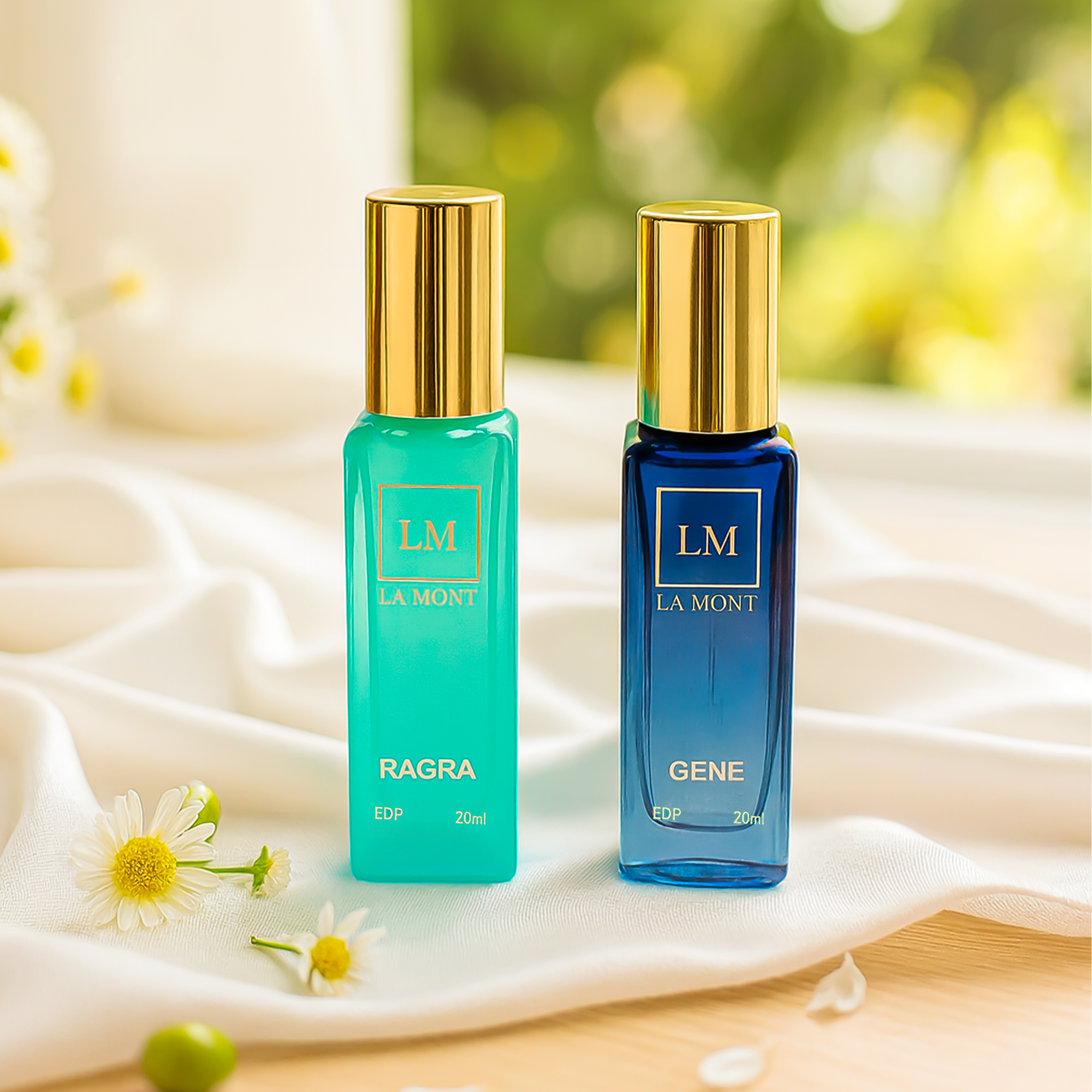 LA MONT RAGRA & GENE Perfume Gift Set for Men (2x20ml)