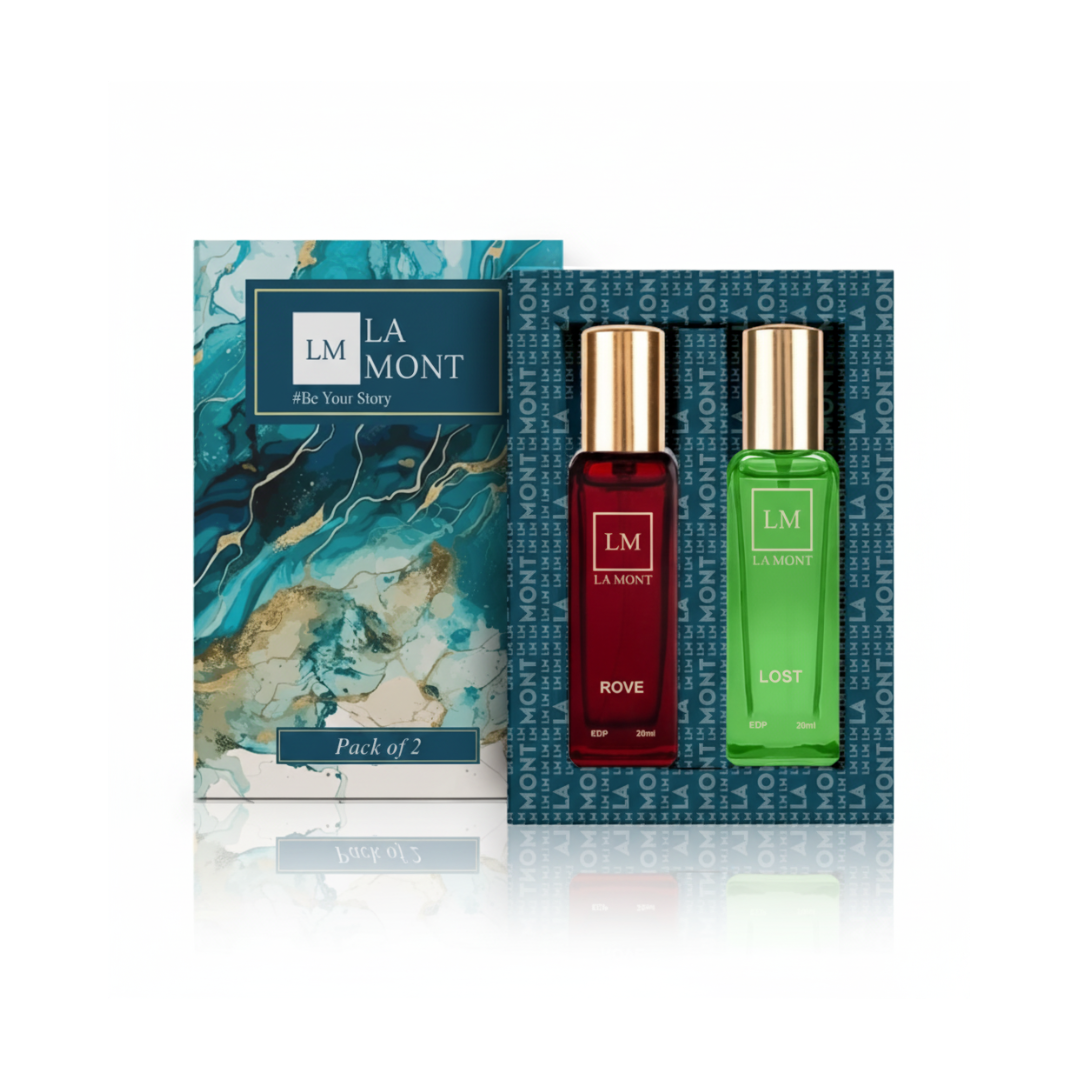 LA MONT ROVE & LOST EDP Unisex Combo (2x20ml)
