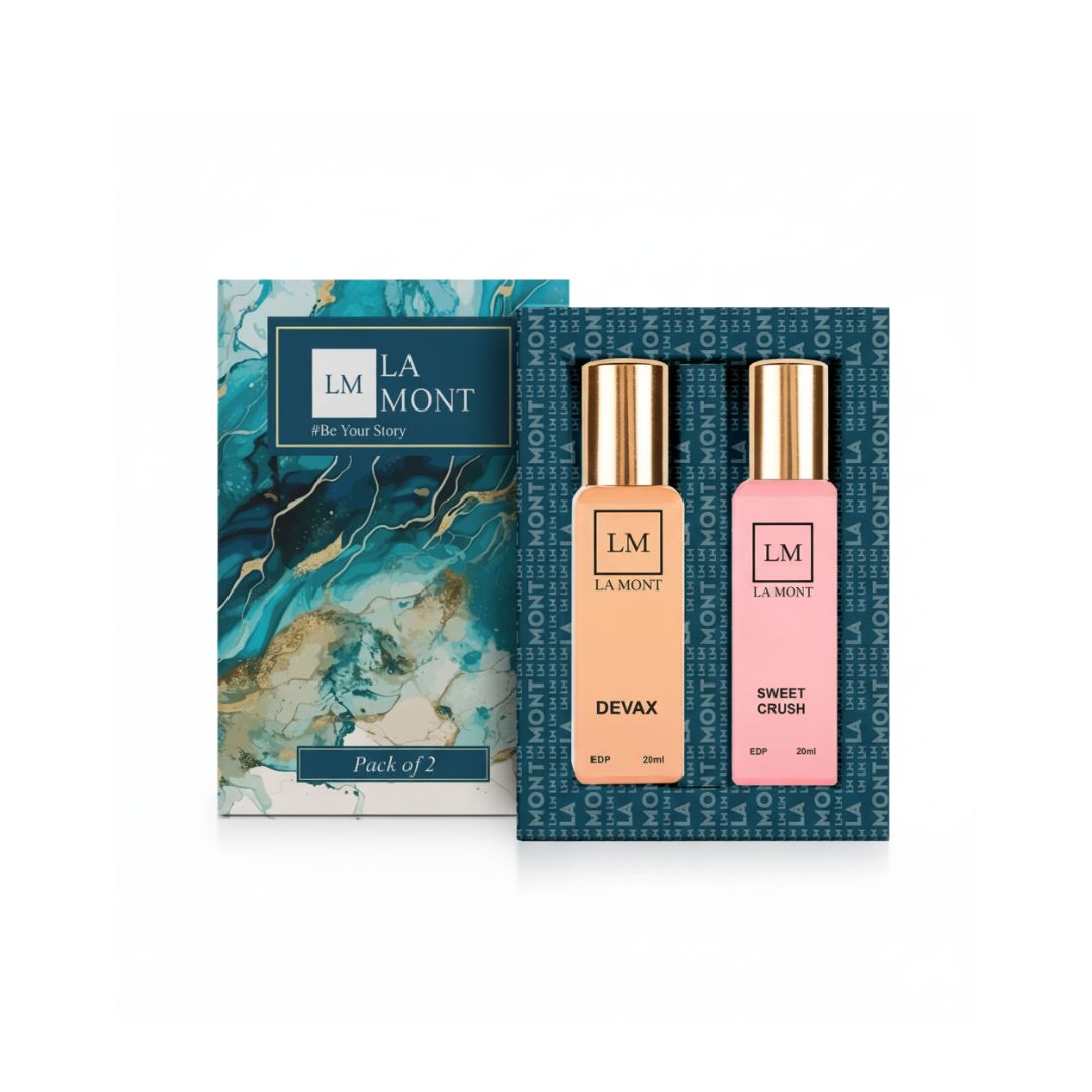 LA MONT DEVAX & SWEET CRUSH EDP Combo For Women (2x20ml)